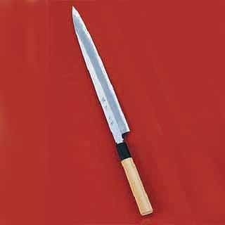 文房具・事務用品 SA佐文 青鋼 柳刃 24cm【 刺し身 包丁販 魚包丁 柳