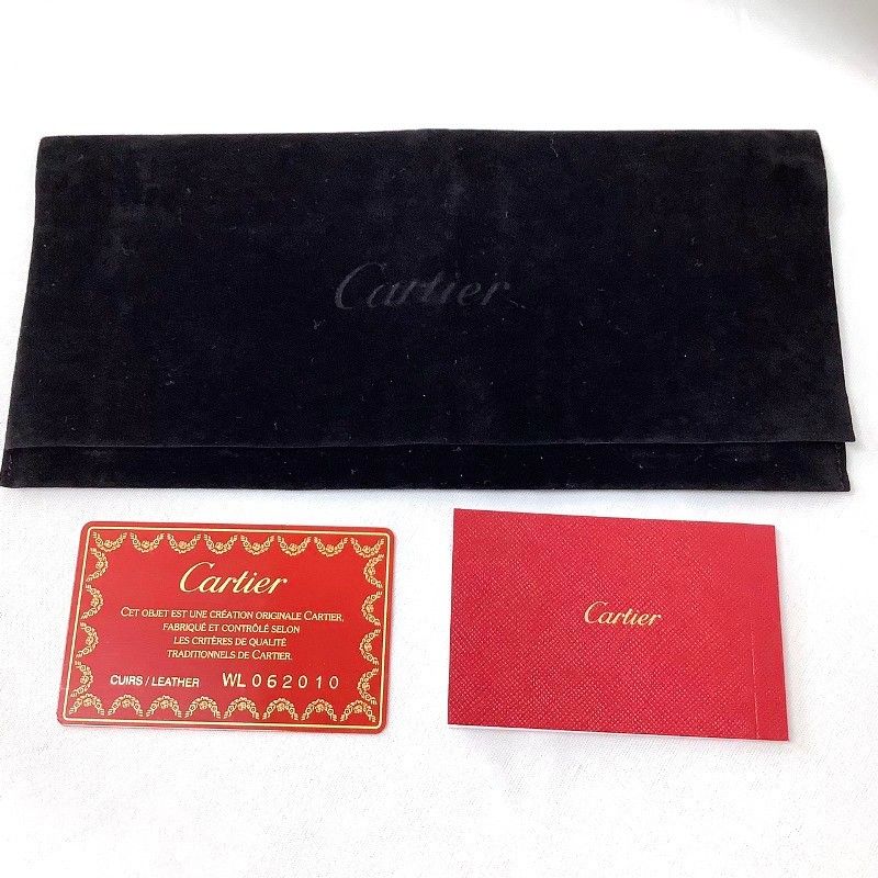 Cartier カルティエ マストライン ボルドー 長財布 札入れ 美品