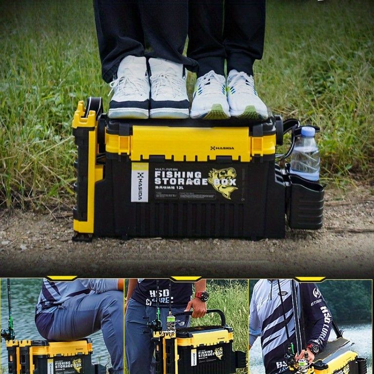 釣り用収納ボックス ロック機構＆軽量設計