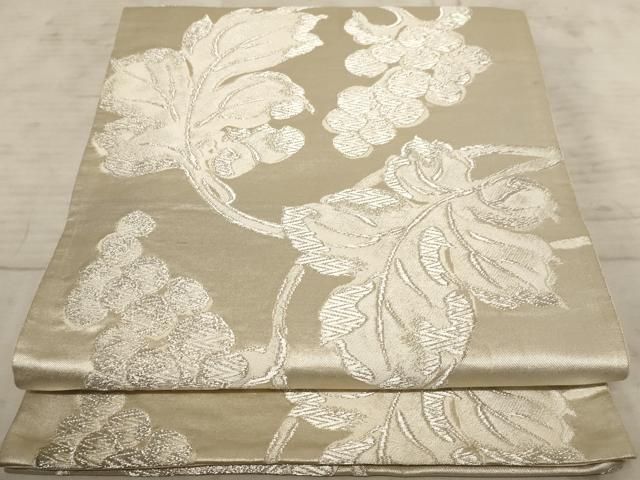 【S2256】着物 袋帯 六通 鴛鴦 金銀糸 刺繍 灰色 440㎝ 楽天市場】袋帯 蘇州刺繍 東海道五十三次 正絹 金地 銀糸金糸