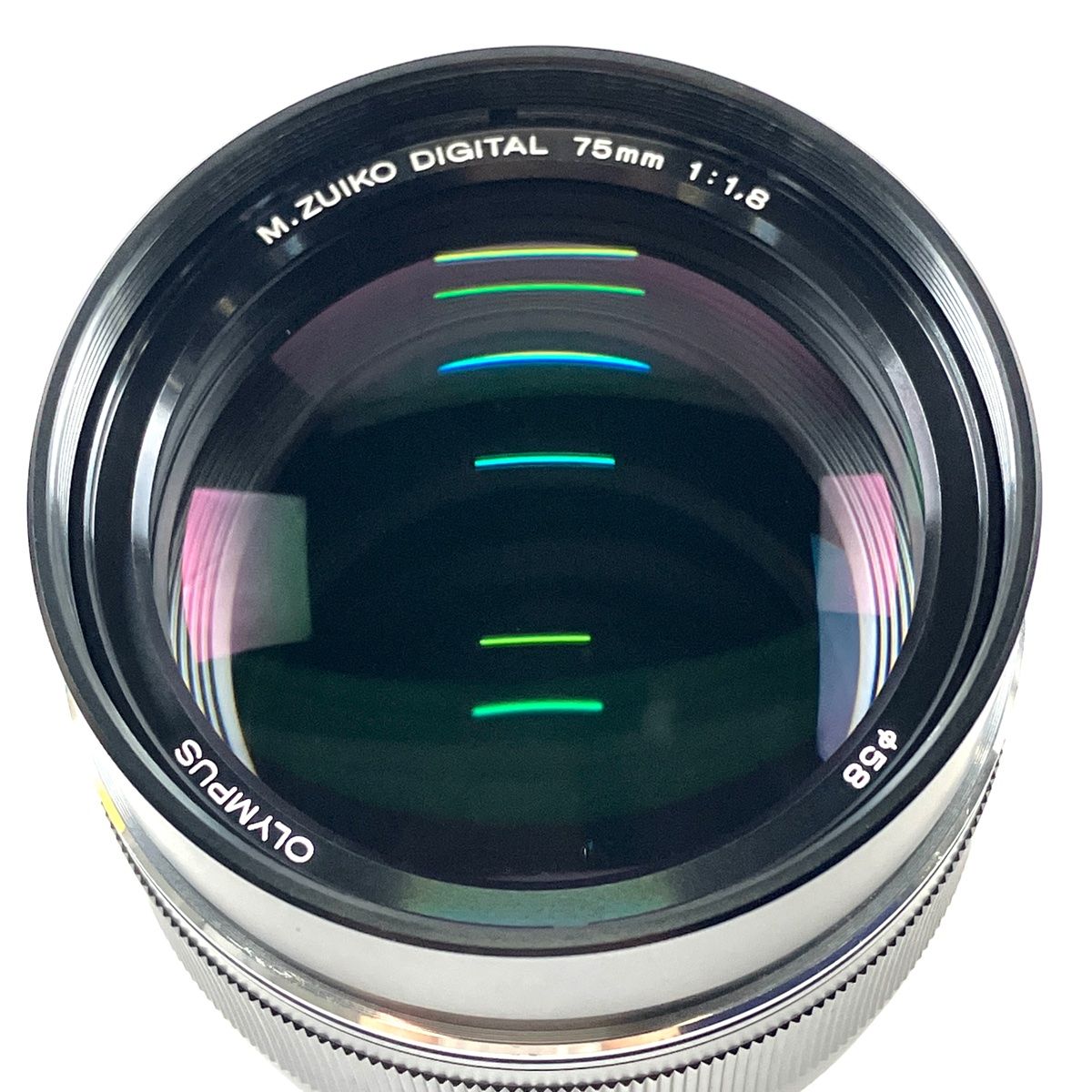 オリンパス　M.Zuiko ED 75mm f1.8 シルバー　中古美品 OLYMPUS M.ZUIKO DIGITAL ED 75mm F1.8 シルバーのおすすめ人気