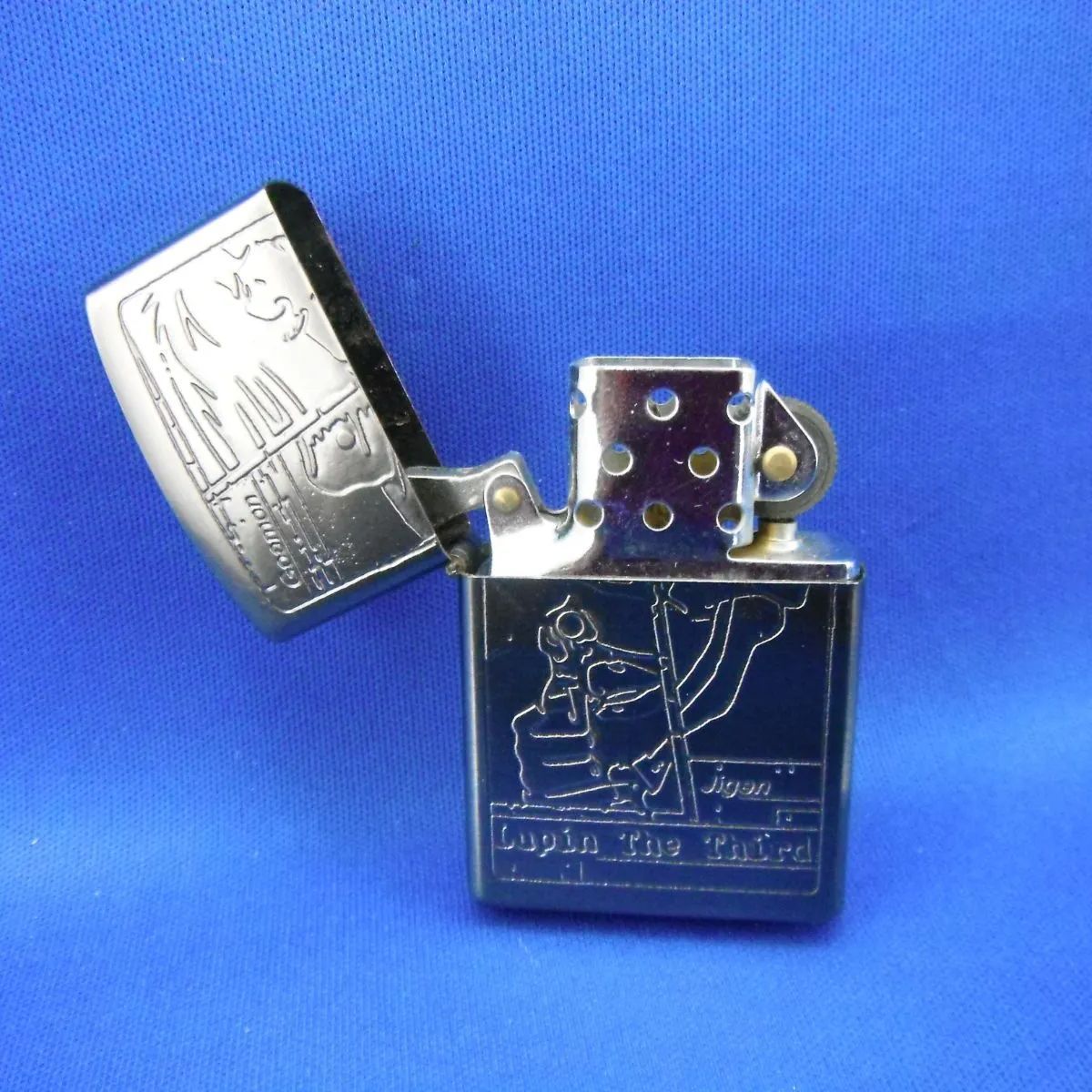 28 ルパン三世 ZIPPO風 オイルライター 次元大介&石川五右衛門 金庫型 