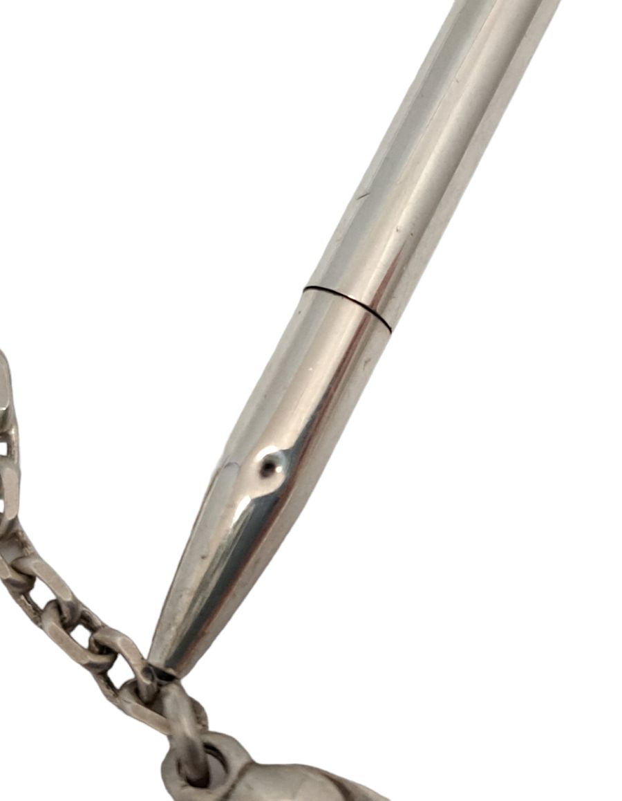 HERMES エルメス　シャープペン　チェーン付き　SILVER800 エルメス シャープペン チェーン付き シルバー SILVER800 ヴィンテージ