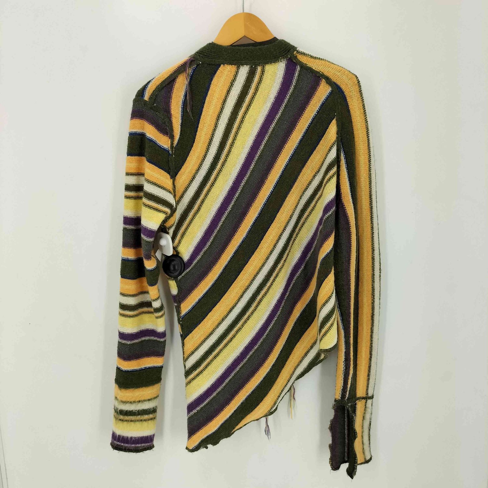 パーバーズ PERVERZE 21AW color stripe knit cardigan レディース