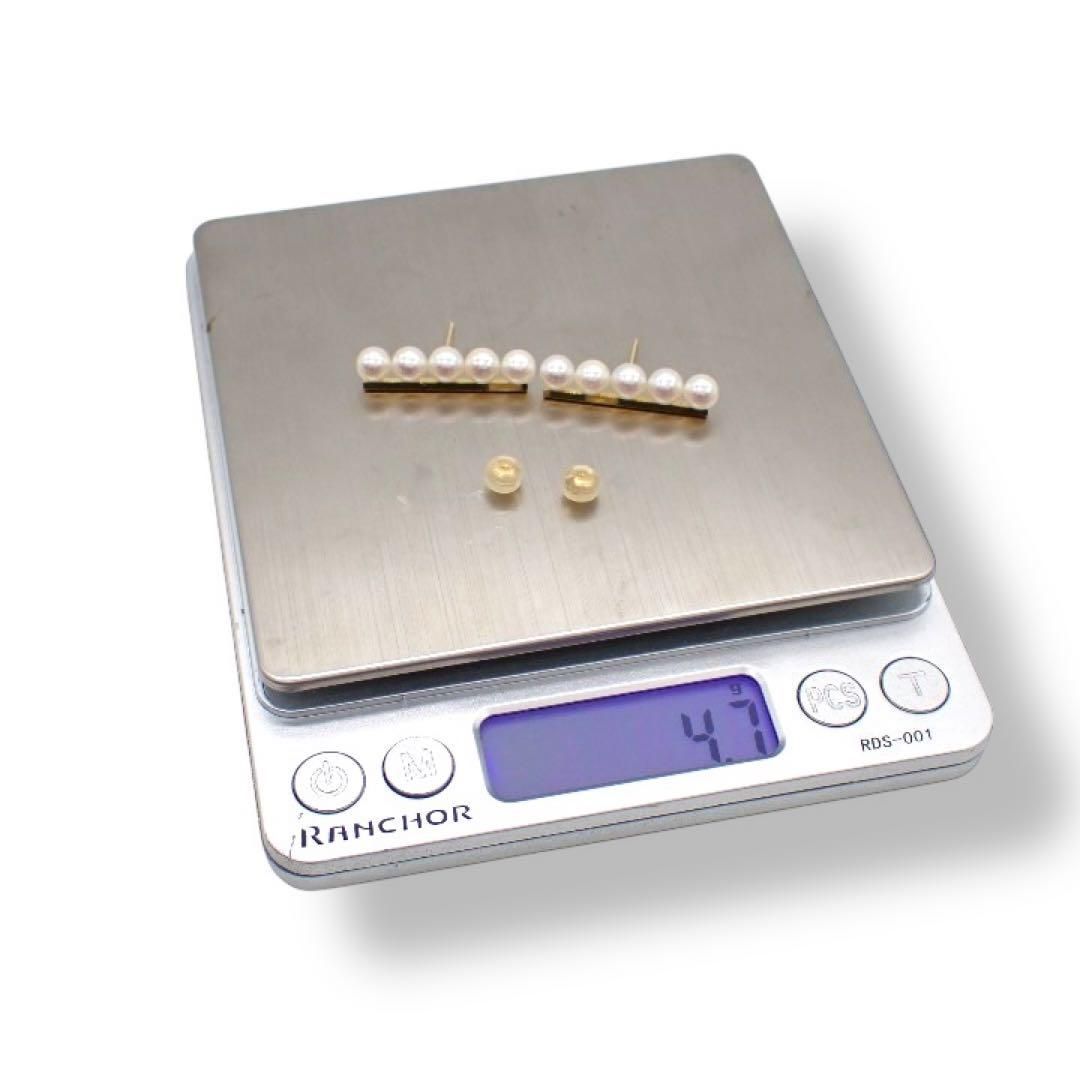 タサキ バランスプラス あこや 真珠 パール ピアス 750 K18 3749 タサキ バランスプラス あこや 真珠 パール ピアス 750 K18 3749