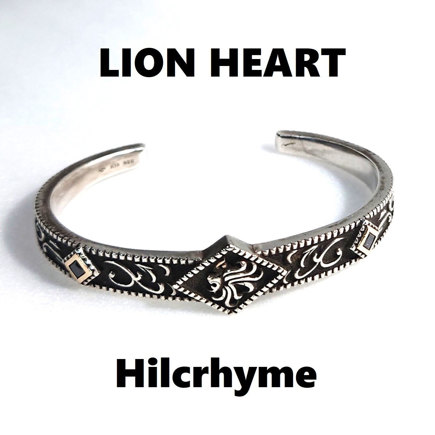 ライオンハート バングル ヒルクライムコラボ LION HEART×Hilcrhyme シルバー925×K10