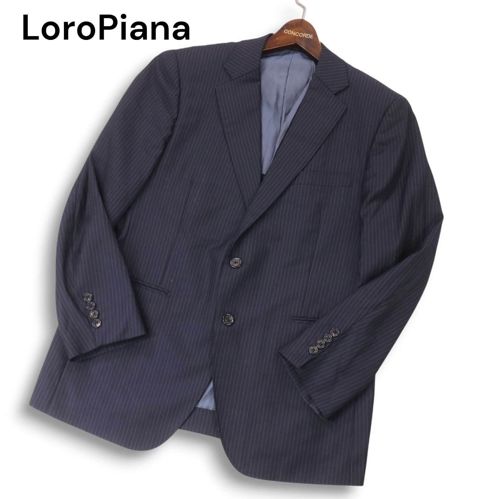 Loro Piana ロロピアーナ テーラード ジャケット 背抜き 46 M〜L Loro Piana ロロピアーナ テーラード ジャケット 背抜き 46 M〜L