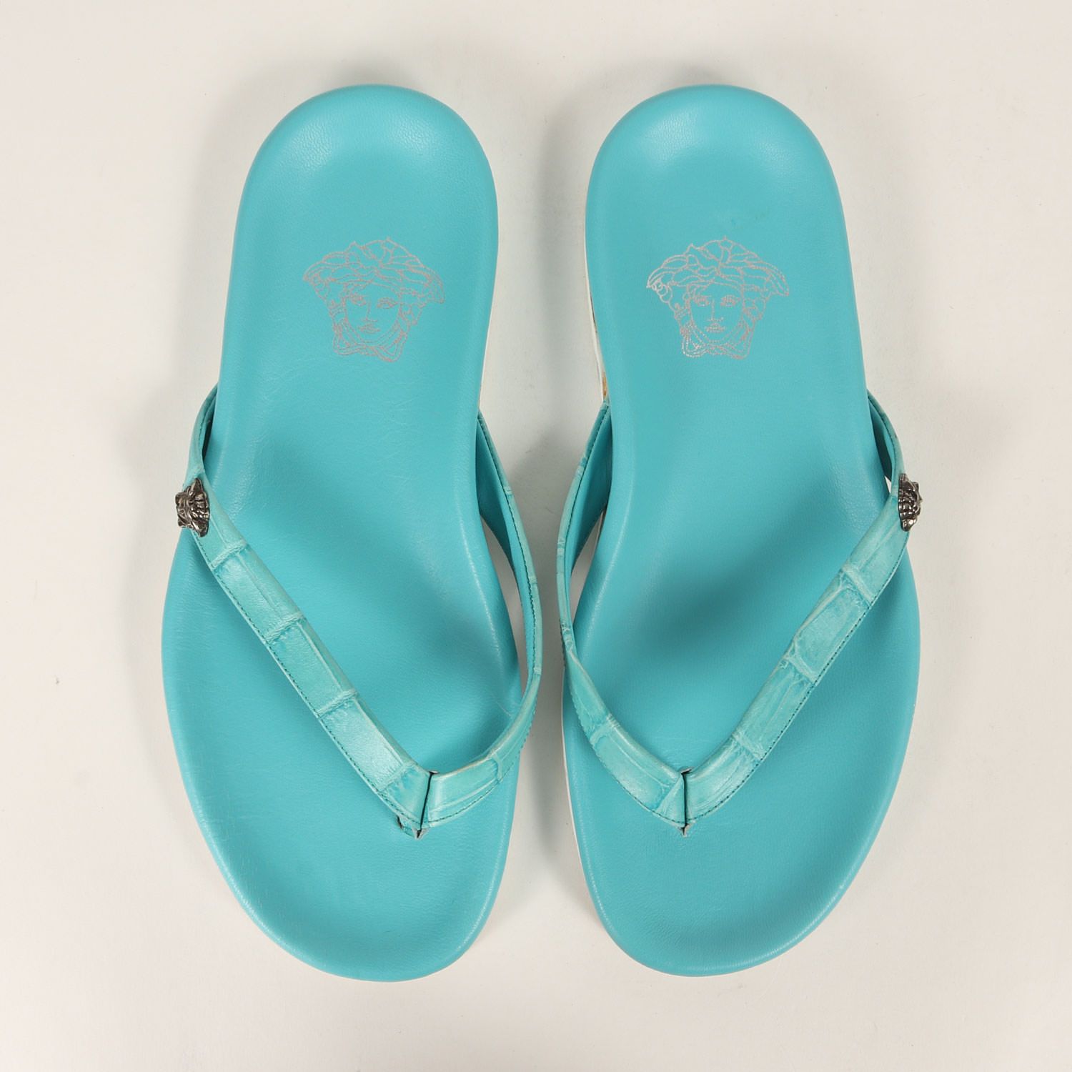 新品】VERSACE ヴェルサーチ サンダル サイズ:40 1/2 新品】VERSACE ヴェルサーチ サンダル サイズ:40 1/2