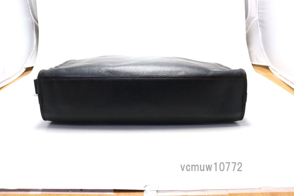 希少美中古□LOEWE アナグラムロゴ レザー 2way ビジネスバッグ