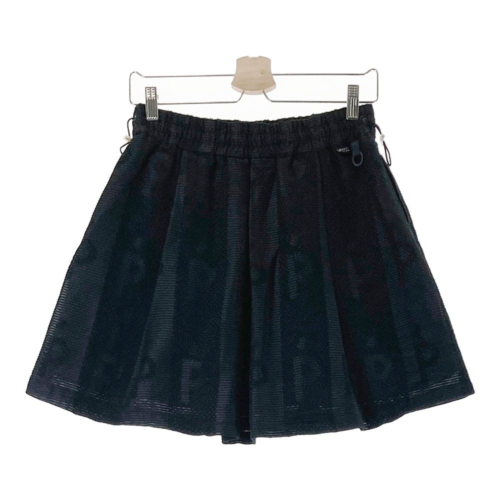 サイズ 1 PEARLY GATES パーリーゲイツ モデル 裏地付 スカート 総柄 ブラック系 240101474535 ゴルフウェア レディース ストスト