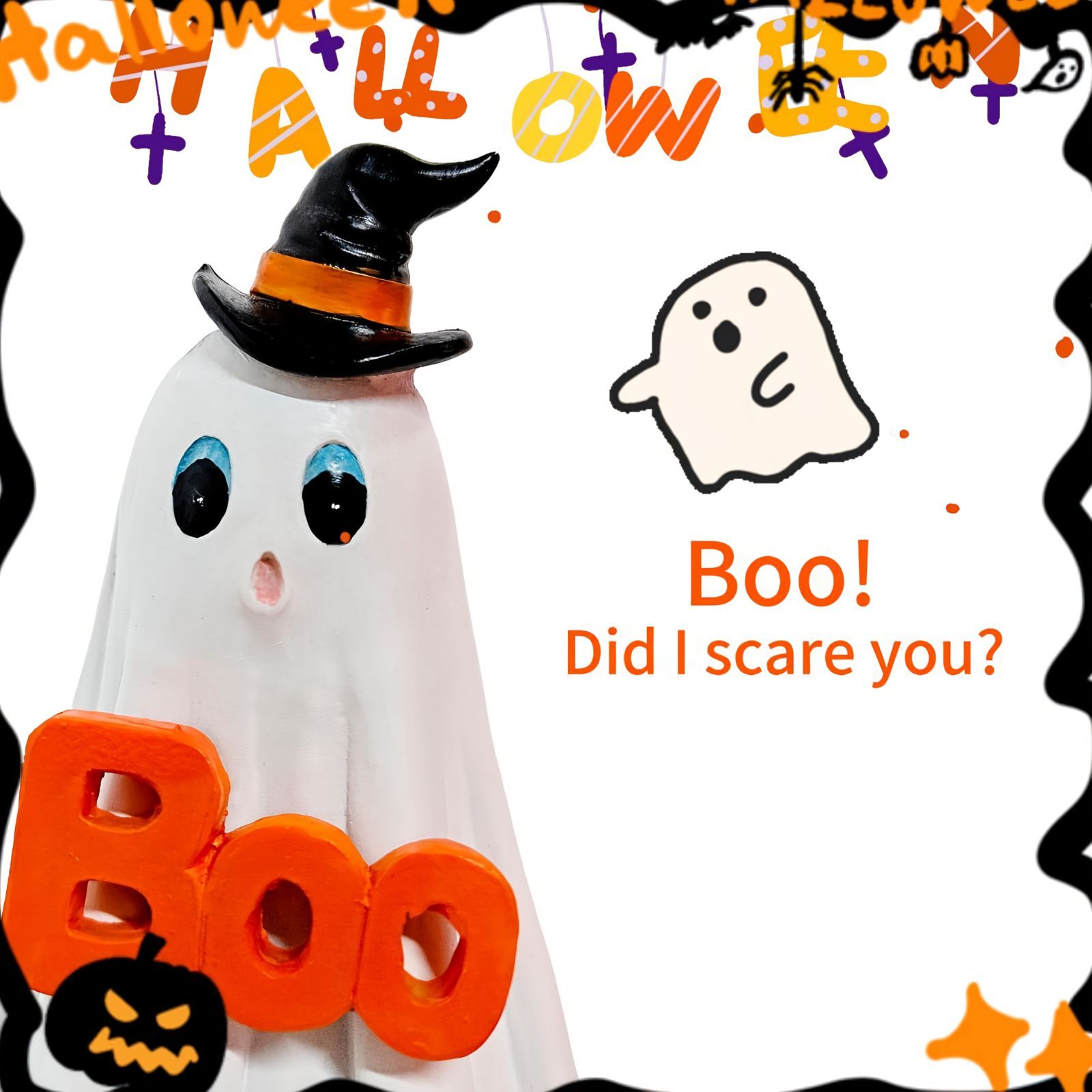 ナイトライト ベッドサイドランプ 卓上ライト オブジェ オバケ ゴースト ハロウィン装飾 イベント 間接照明 インテリア 寝室 おしゃれ テーブルライト テーブルランプ オシャレ ギフト プレゼント 誕生日 贈り物 樹脂