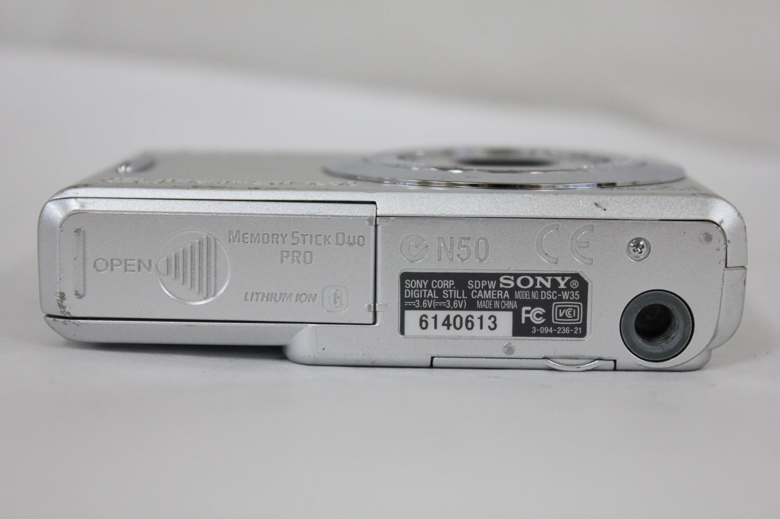 返品保証】 ソニー SONY Cyber-shot DSC-W35 3x コンパクトデジタル