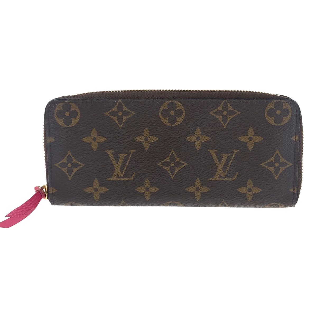 美品 LOUIS VUITTON ルイヴィトン モノグラム ポルトフォイユクレマンス フューシャ ブラウン ピンク レザー CA11** 長財布  札入れ レディース 400681【中古】 - メルカリ