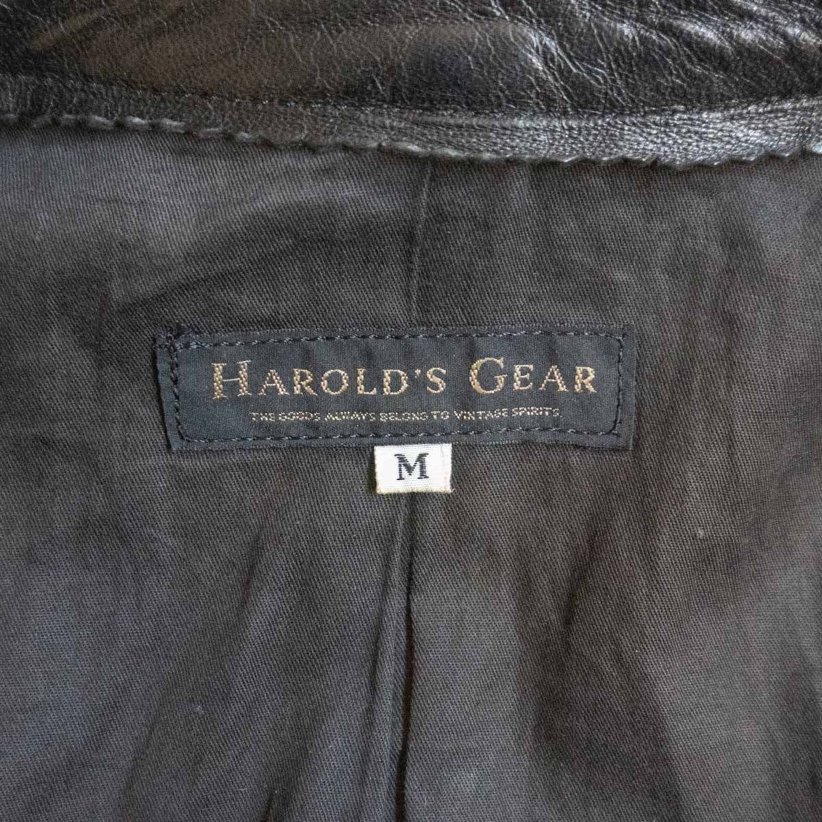 美品】HAROLDS GEAR【ホースハイド シングルライダース