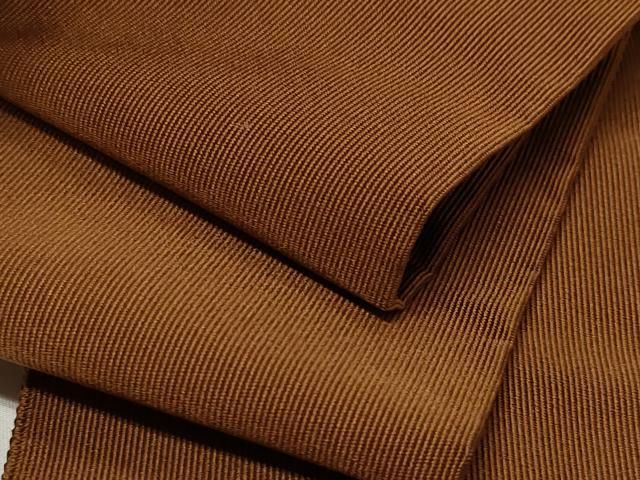 平和屋着物●男性 爪搔き本綴れ 角帯 渋紙色 正絹 CAAZ6409dy