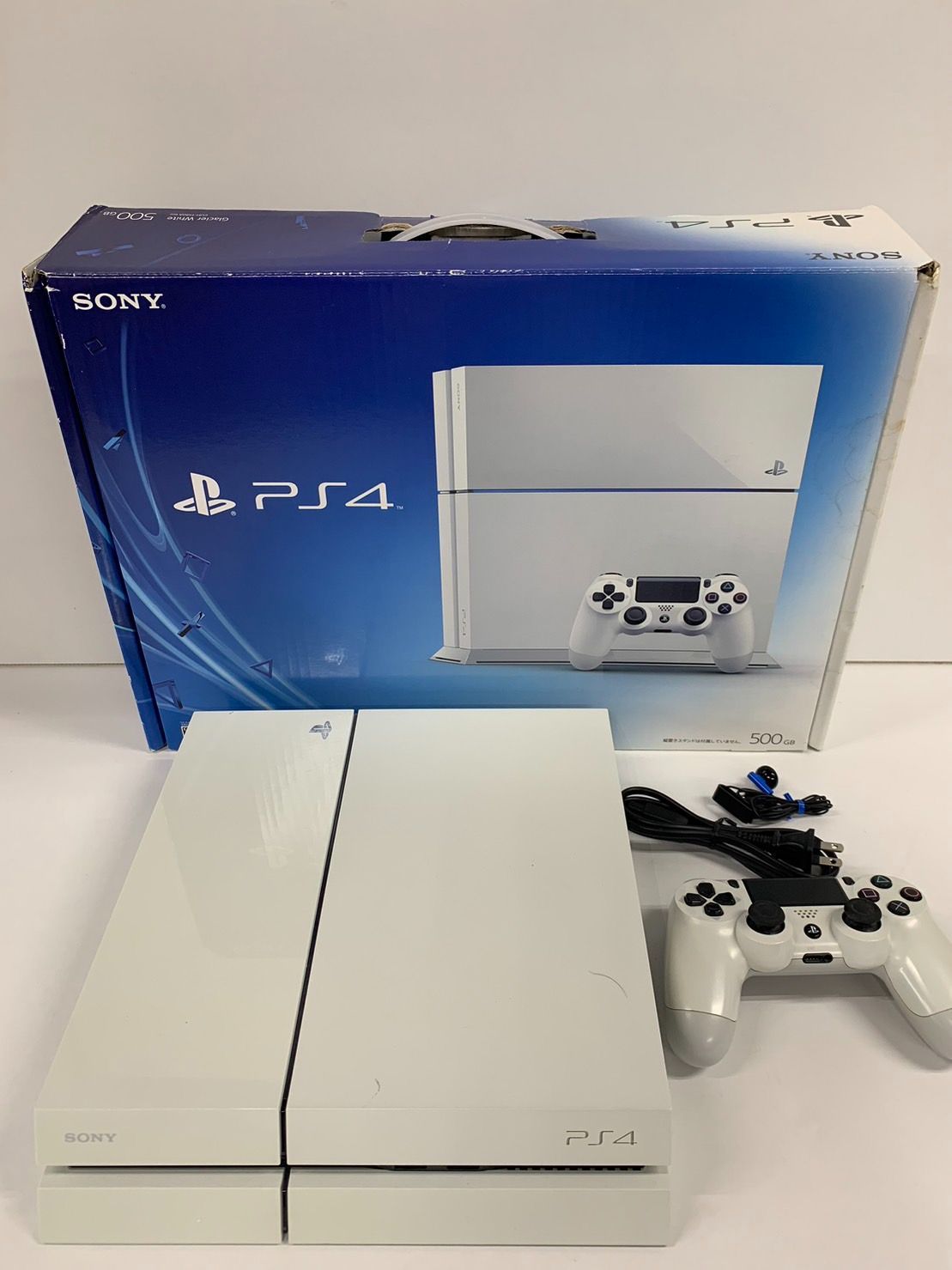 PS4 CUH-1100A BO2(Glacier White）ジャンク品 25.PS4 CUH-1100A Bo2 500GB Glacier White (コントローラー