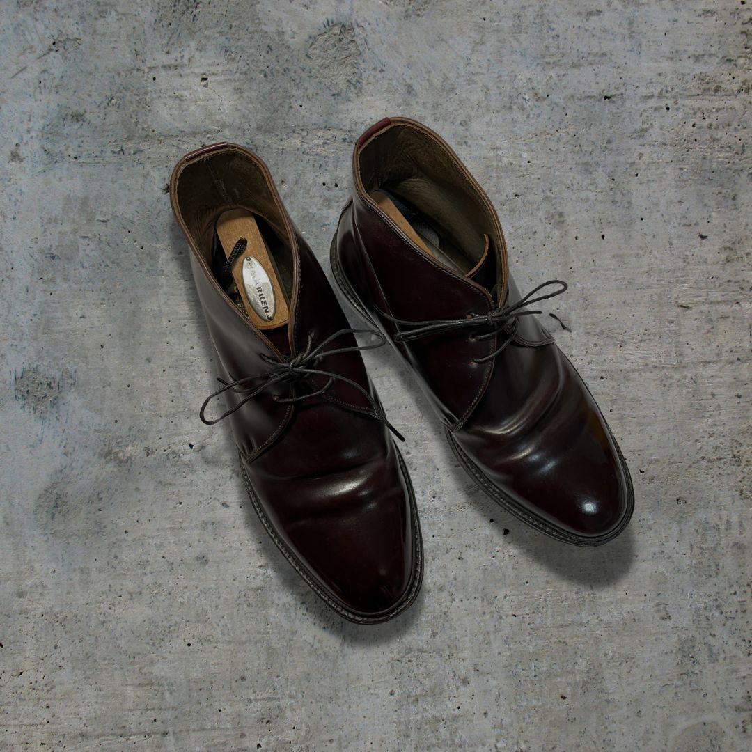 Johnston＆Murphy ARISTOCRAFT cordovan チャッカブーツ US7 - メルカリ