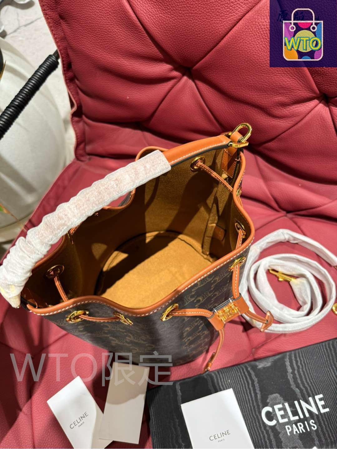 CELINE クララ バケット バッグ CELINE セリーヌ ハンドバッグ Bucket Clara バケット クララ