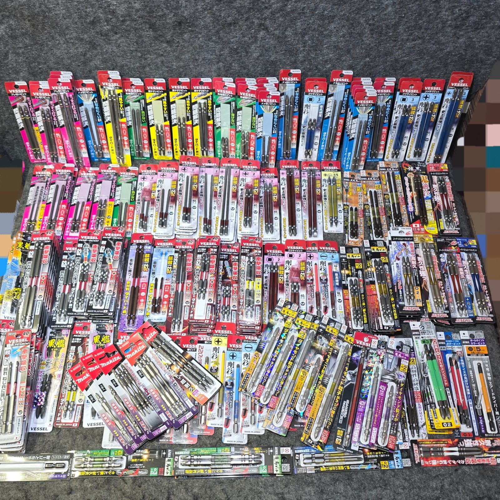 サイズ混合 ダイヤモンドビット混在