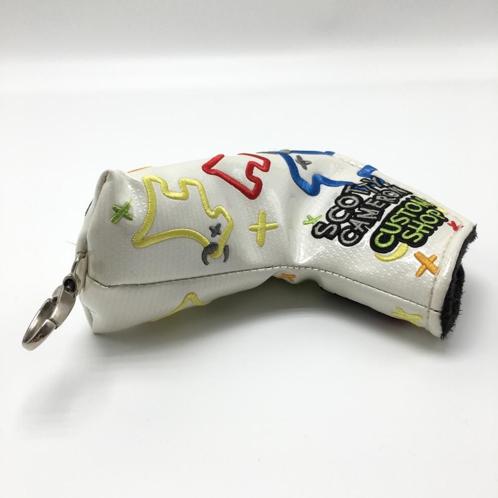 美品】スコッティキャメロン パターカバー 白×マルチ JUNK YARD DOG ツアー支給品 ピン型ゴルフ Scotty Cameron - メルカリ