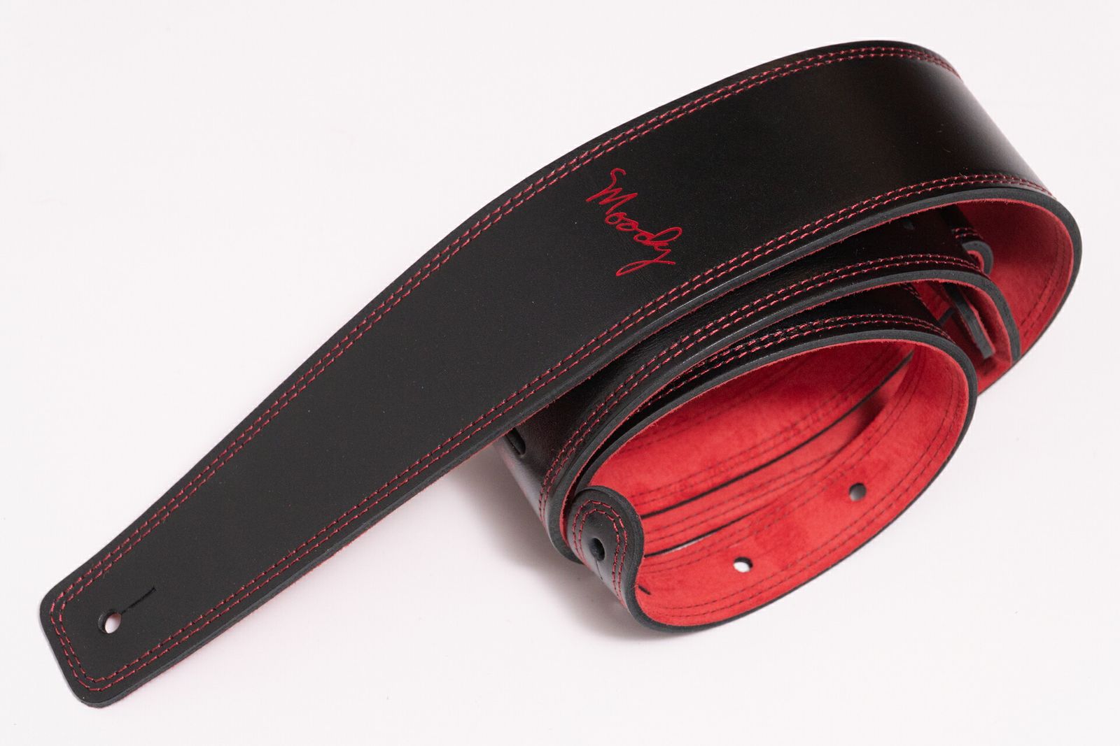 new Moody Straps | 2.5 Inch Black|Red Suede Long Tail GIB横浜