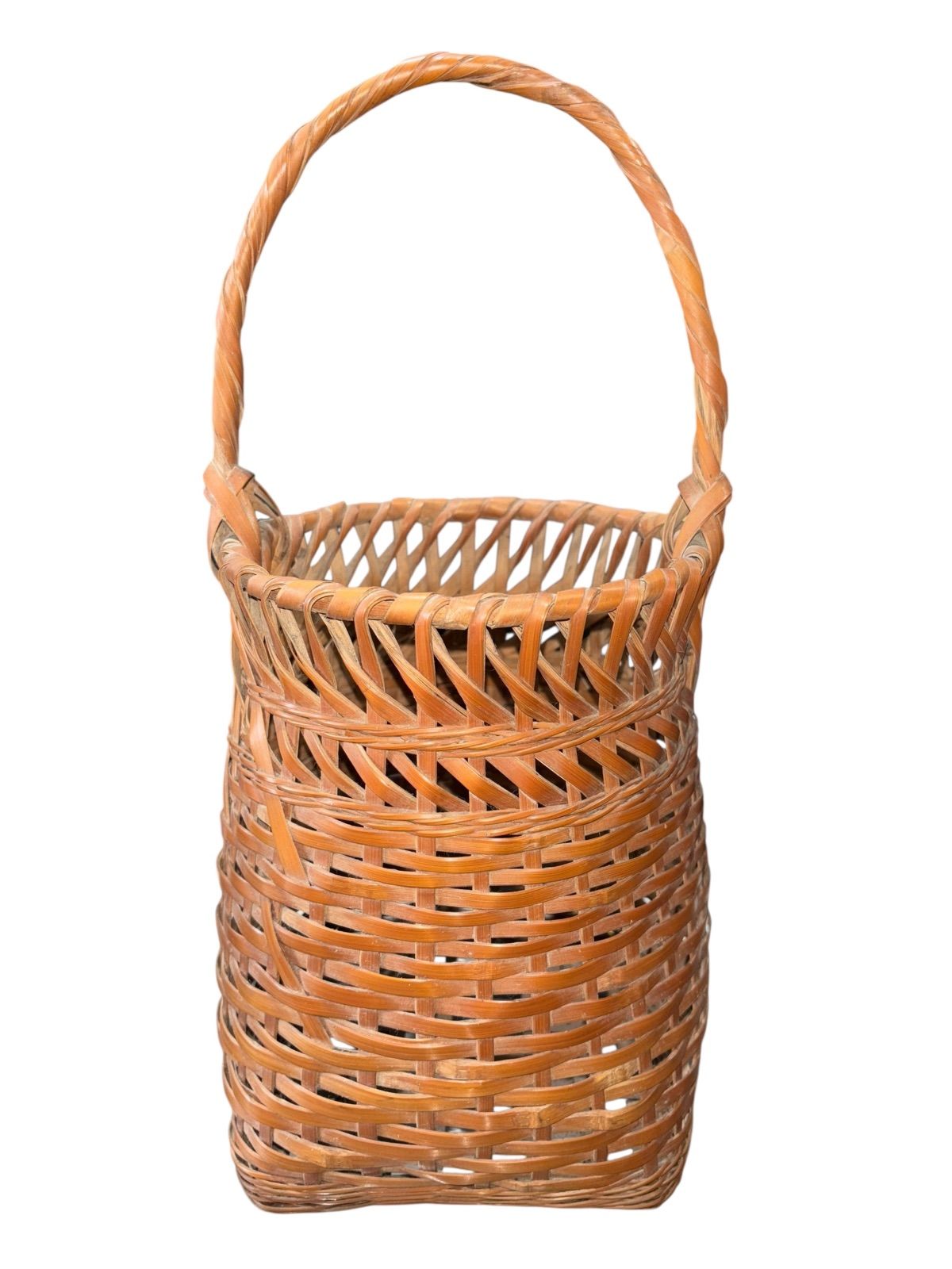 あけび籠/民藝/工芸品/古道具 茶道具 あけび 釣舟花入 編籠 工芸 古民具 古美術 骨董 船籠