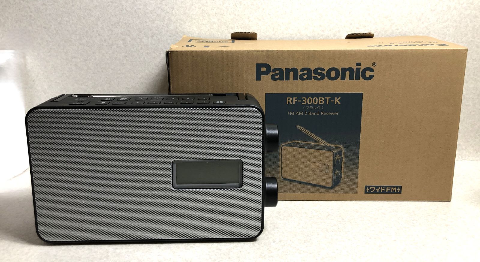 DH598 パナソニック FM|AM 2バンドレシーバ ラジオ RF-300BT-K