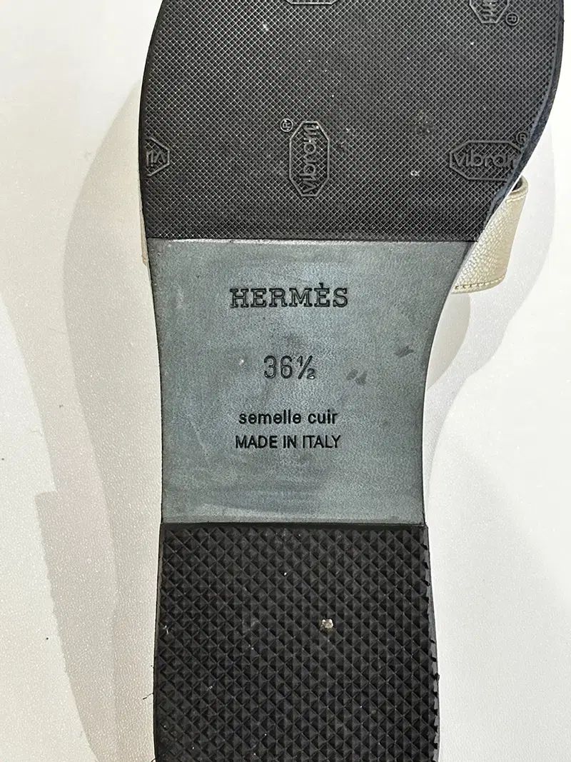  Hermes エルメス オラン サンダル Hロゴ レディース 36 サンダル サンダル ミュール