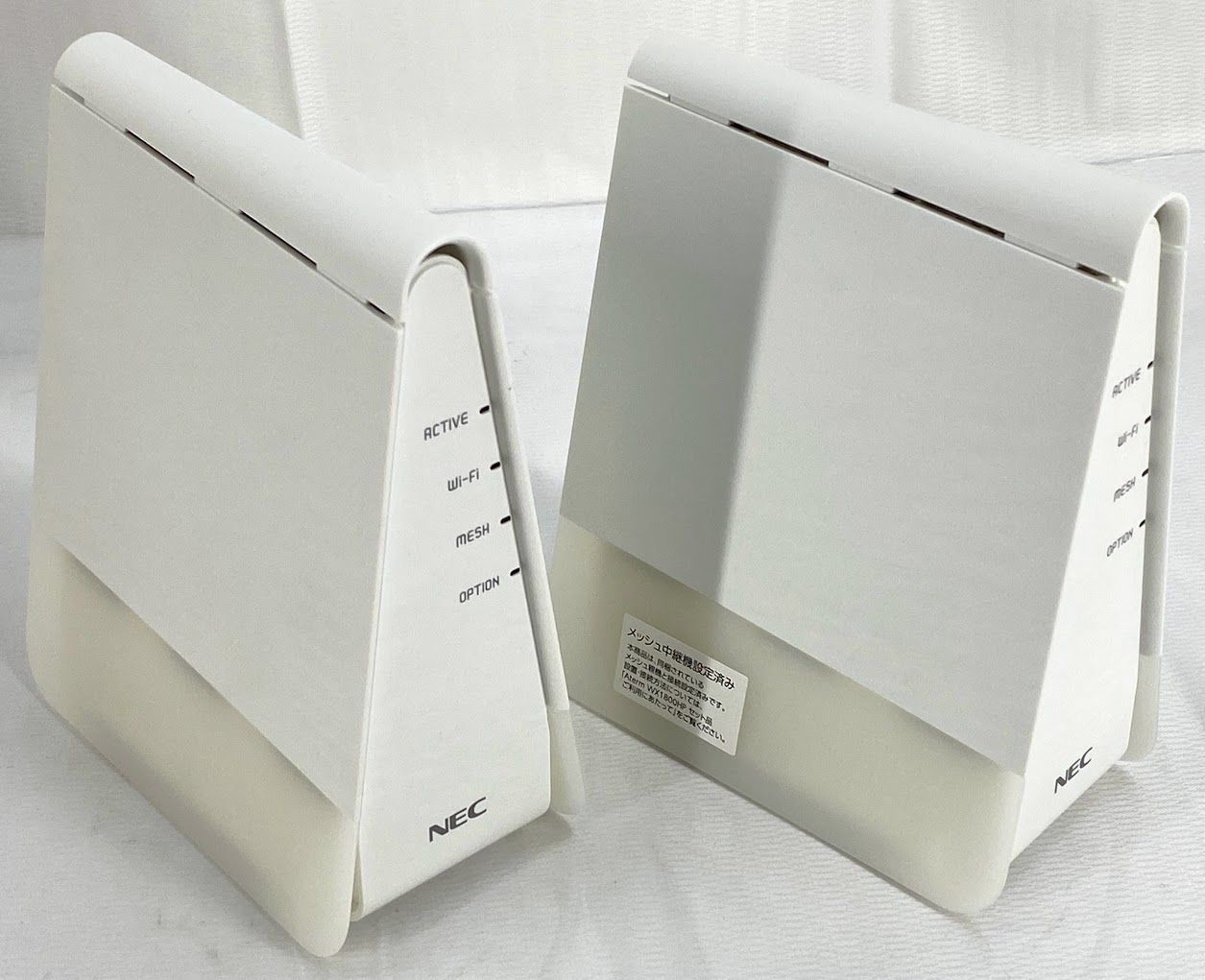 NEC ルーター WX1800HP IPV6対応 メッシュ対応親機中継機セット