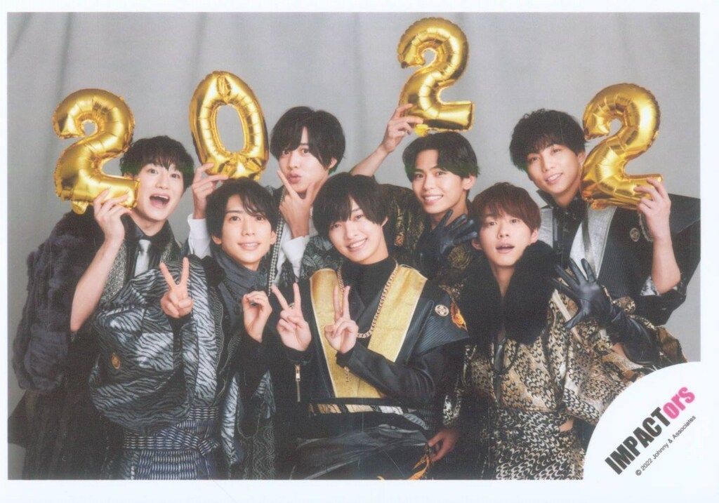 IMPACTors 集合写真 IMPACTors 22年Greeting Photo ニューイヤーver 集合 公式写真