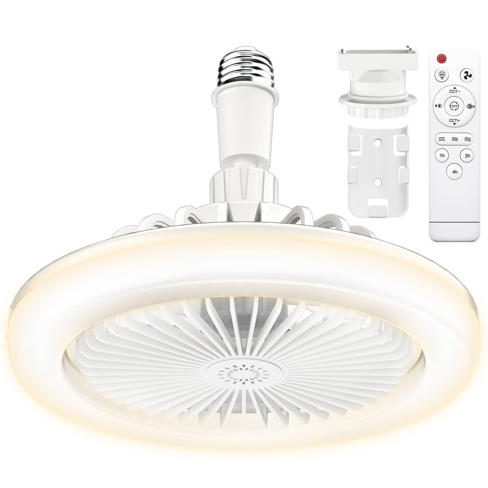 蚊取りマットを置く対応 TENKOO-YOU シーリングファンライト led ファン付き照明 シーリングファン E26 扇風機 24W 100W相当 天井ライト 照明器具 省エネ 正逆回転切り替え 無階段調光調色 風量3階段調整 DCモーター タイマー