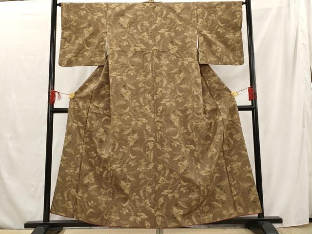 平和屋着物□上質な紬 更紗花文 正絹 逸品 AAAU4670st - メルカリ 