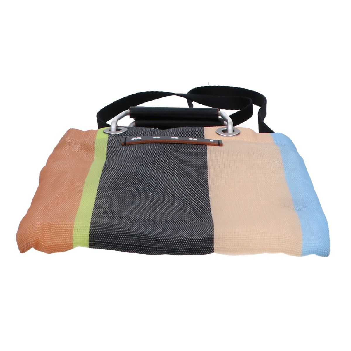 MARNI マルニ 【美品】MARNI MARKET STRIPE MINI SHOULDER BAG マルニ  