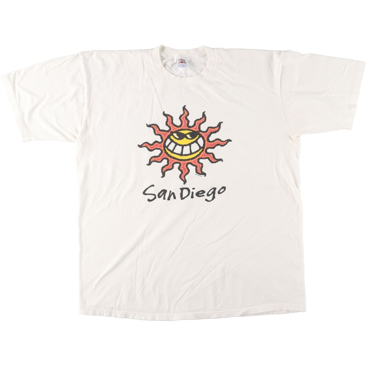古着 90年代 CRAZY SHIRTS プリントTシャツ USA製 メンズXXL ヴィンテージ/eaa436056