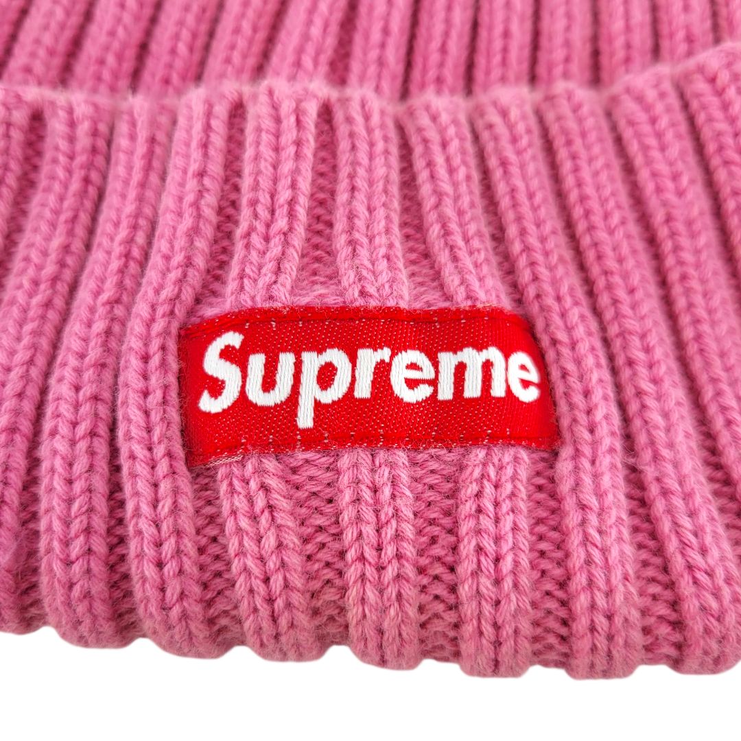 Supreme シュプリーム ニット帽 ピンク メンズ コットン100% - メルカリ