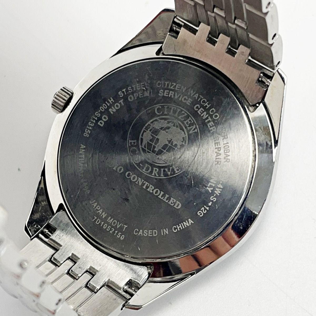 CITIZEN シチズン 電波ソーラー H100-S113156 シルバー×ブラック 