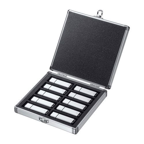 5個セット サンワサプライ USBフラッシュメモリケース 10本収納 FC-UFD1NX5