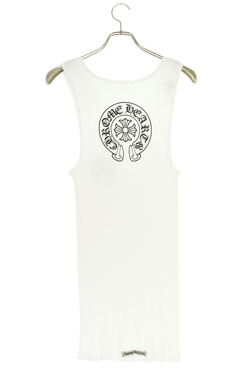 クロムハーツ CHROME HEARTS バックホースシュープリントタンクトップ CHROME HEARTS クロムハーツ（原本無） ホノルルプリント ホース