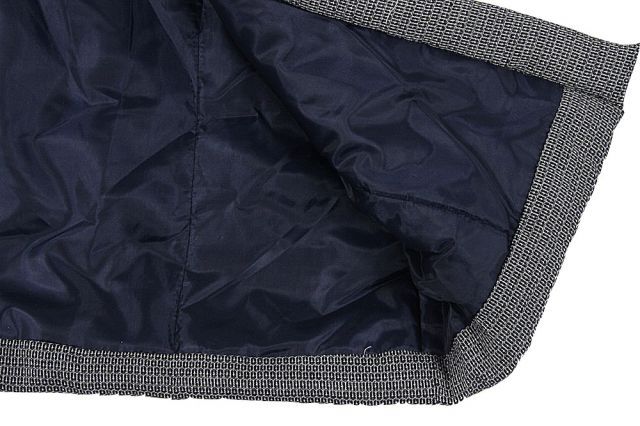 呉服屋 男性用半天 はんてん メンズ フリーサイズ LLサイズ 黒×白 男物