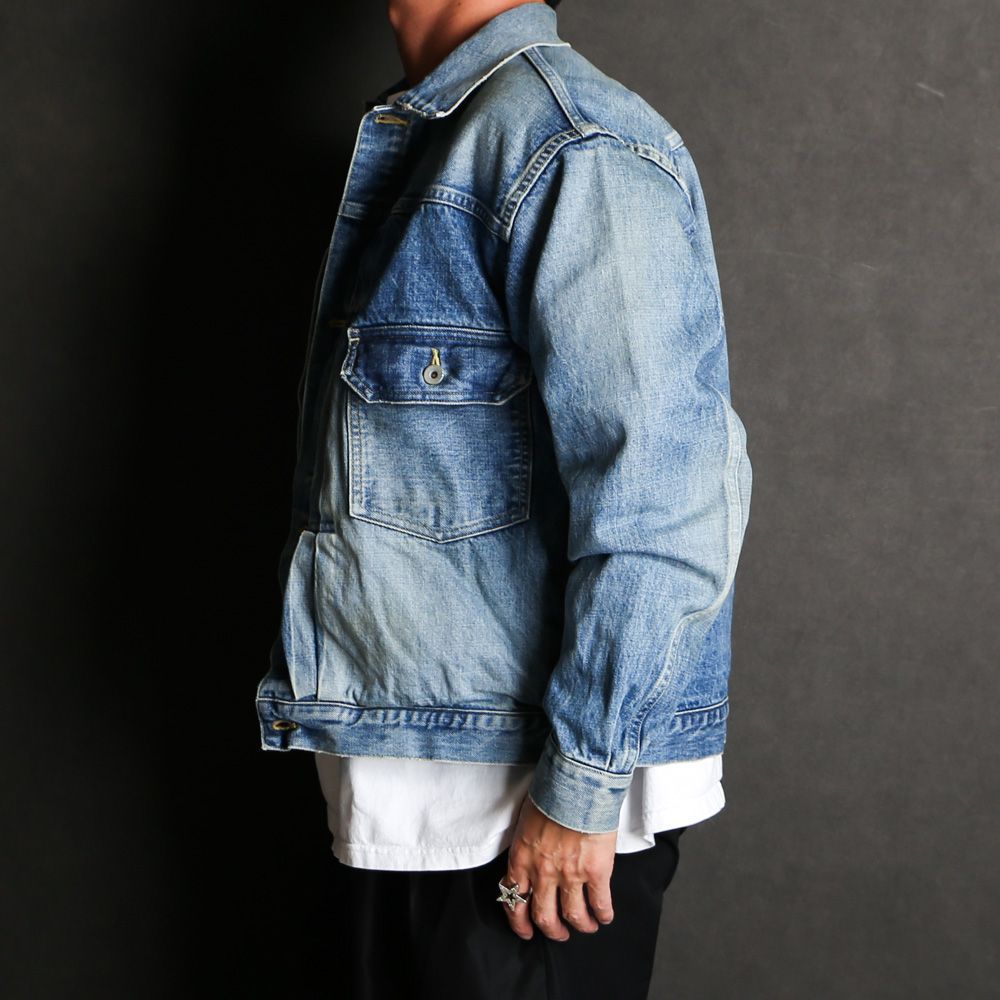 marka/マーカ】TYPE-1 DENIM JACKET - USED WASHED / オーガニック