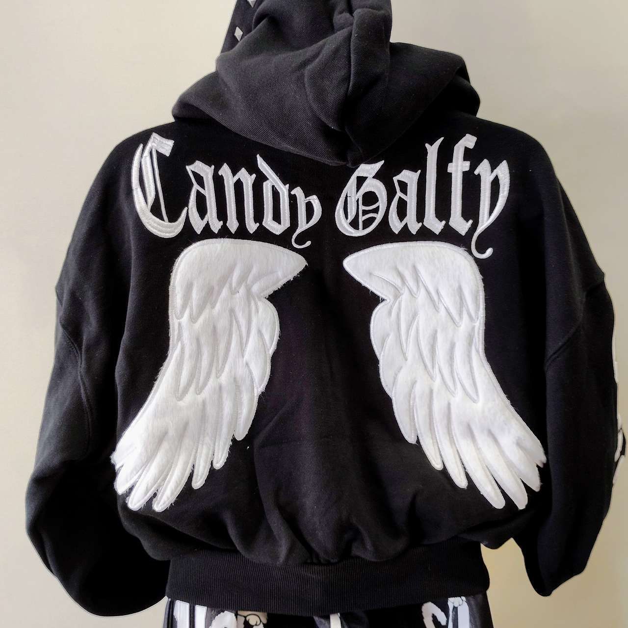 キャンディガルフィー CANDYGALFY エンジェルギャルパーカー 黒 Fサイズ メス犬サイズ