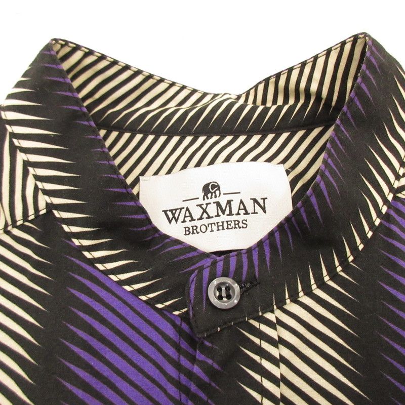＜Waxman Brothers＞ワックスマンブラザーズシャツ週末値下げ WAXMAN BROTHERS - OPEN COLLAR SHIRT