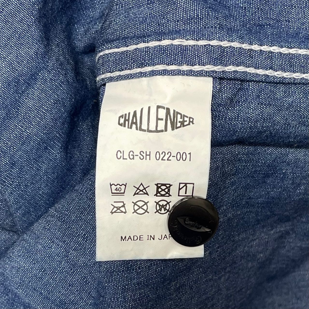 定価22000円 未使用 CHALLENGER 22SS BANDANA REMAKE SHIRT INDIGO