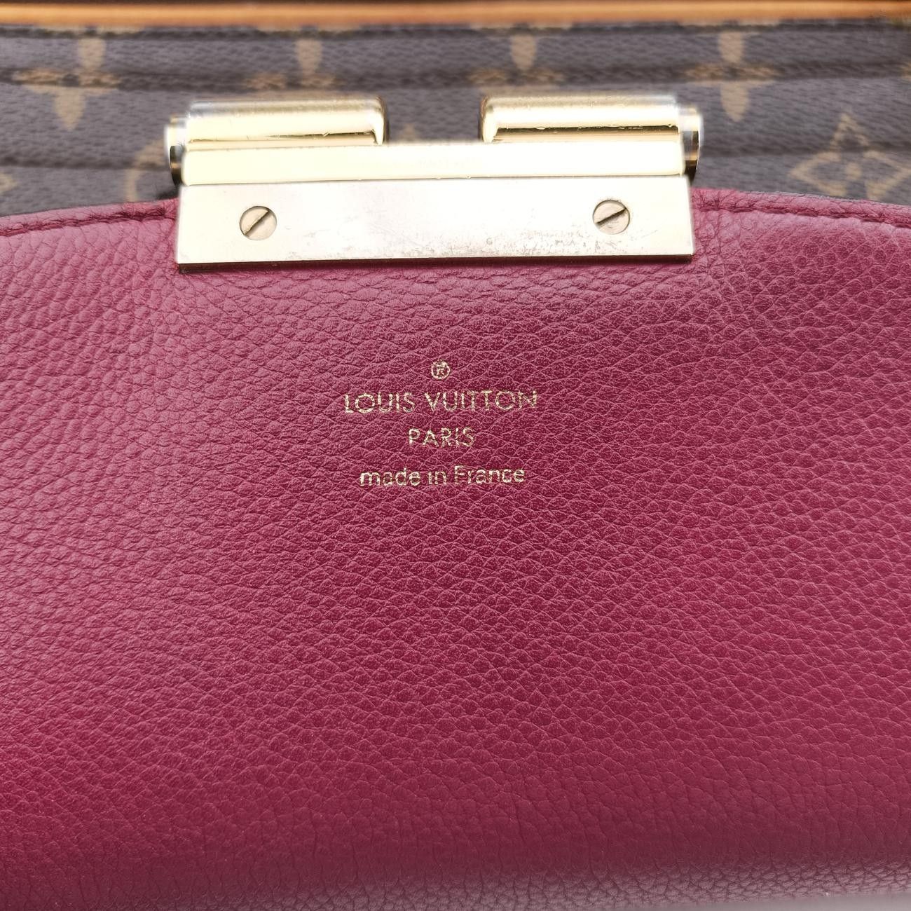 Vuittonオランプモノグラム ブラウン系×オロールモノグラムキャンバス×カーフレザーM40816SP5102