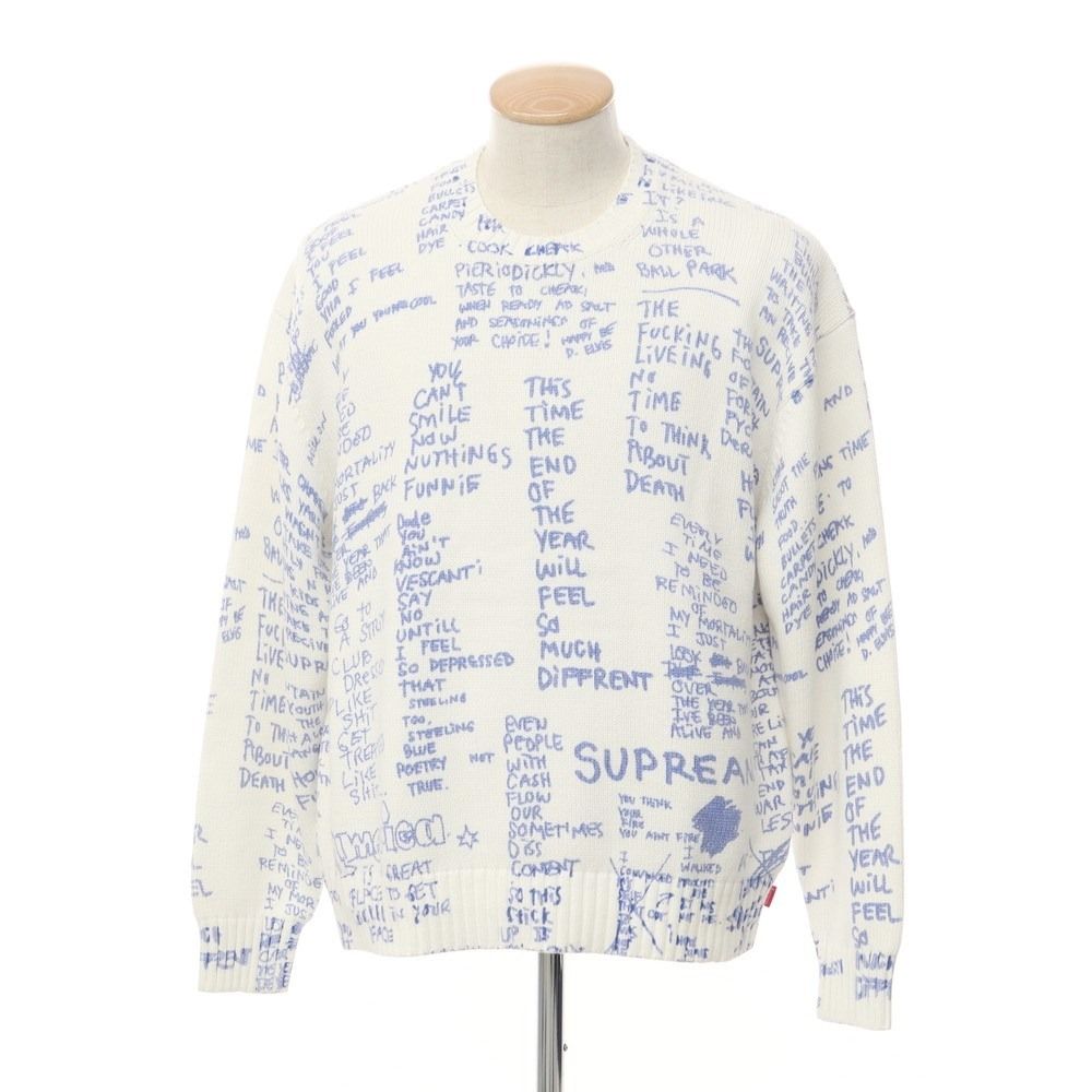 中古】シュプリーム Supreme 2023年春夏 Gonz Poems Sweater ミドル