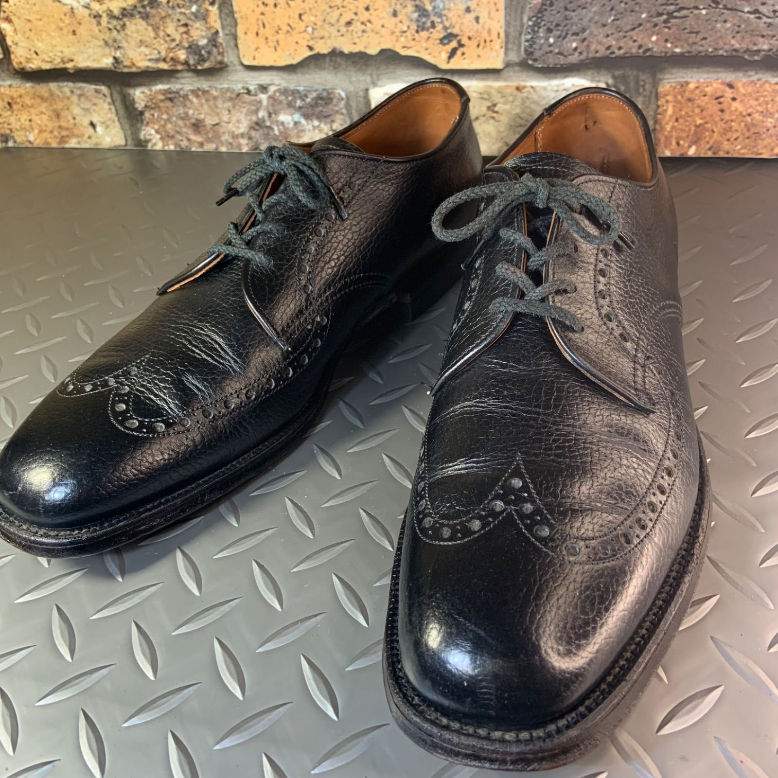 あ*な様 80s ALDEN オールデン 旧ロゴ 87年製 10 1/2 ウィン あ*な様 80s ALDEN オールデン 旧ロゴ 87年製 10 1/2 ウィン