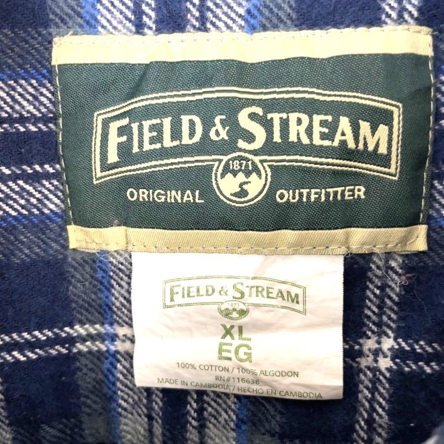 ウェア field&stream フィールド&ストリームField&Streamフランネルシャツゴツネル