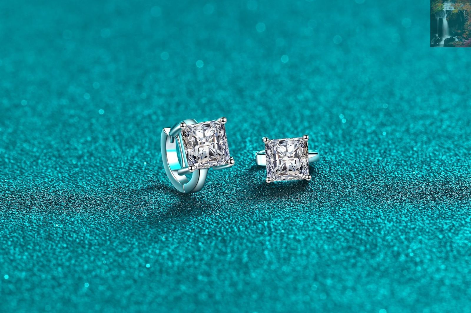 ピアス モアサナイト 2ct シルバー925 人工ダイヤモンド