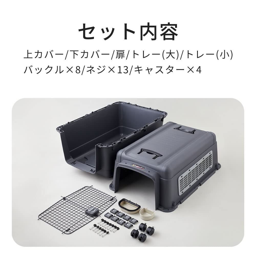 在庫処分 ブラックエディション L100 外寸 幅67×奥100×高75cm 重量 約 12.5kg ファーストクラス キャリー 犬 キャリー ペットケンネル キャリー ペットキャリー ゲージ ハードキャリー OFT 取っ手付き 室内用ハウス IAT