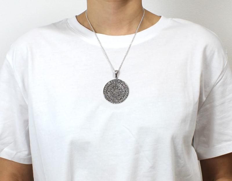 メキシコ マヤ アステカカレンダー ペンダントトップ 14K シルバー９２５ Amazon.co.jp: good vibrations メキシコ マヤ文明 アステカ